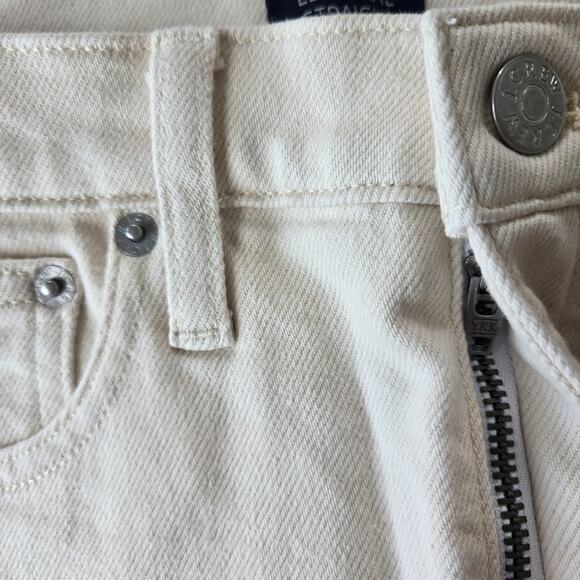 J. Crew Factory Essential Straight Ecru Jean in All-Day Stretch Size 24 NWT - Picture 7 of 11